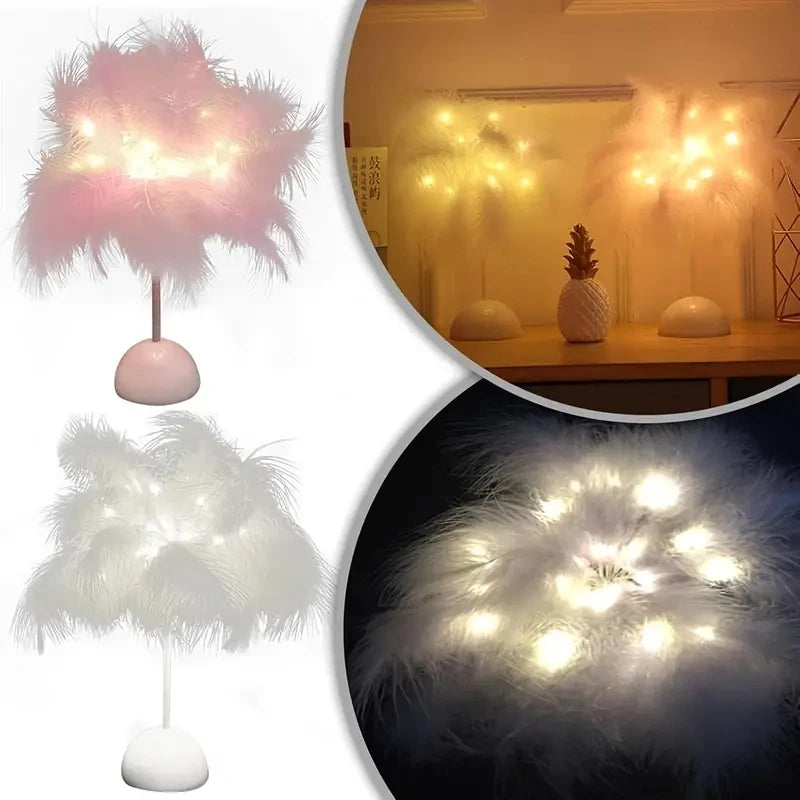 Feather Design LED Lamp